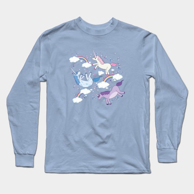 Unicornucopia Long Sleeve T-Shirt by MariBiscuits